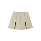 Women's High-Waisted Pleated A-Line Mini Skort